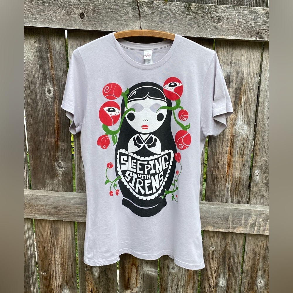 Rare-Sleeping With Sirens Nesting Doll T-Shirt- Size 2XL